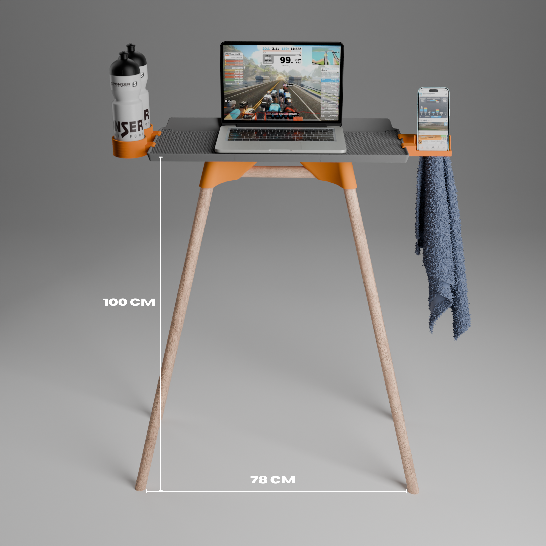 Rollentrainer Tisch XL