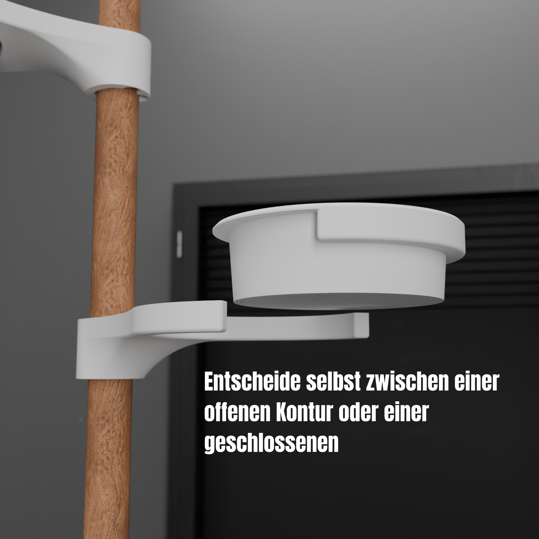 FLWR me! Blumenhalter Ø120 mm Lang
